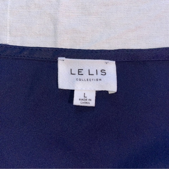 Drape Neck Silky Top - Picture 5 of 6